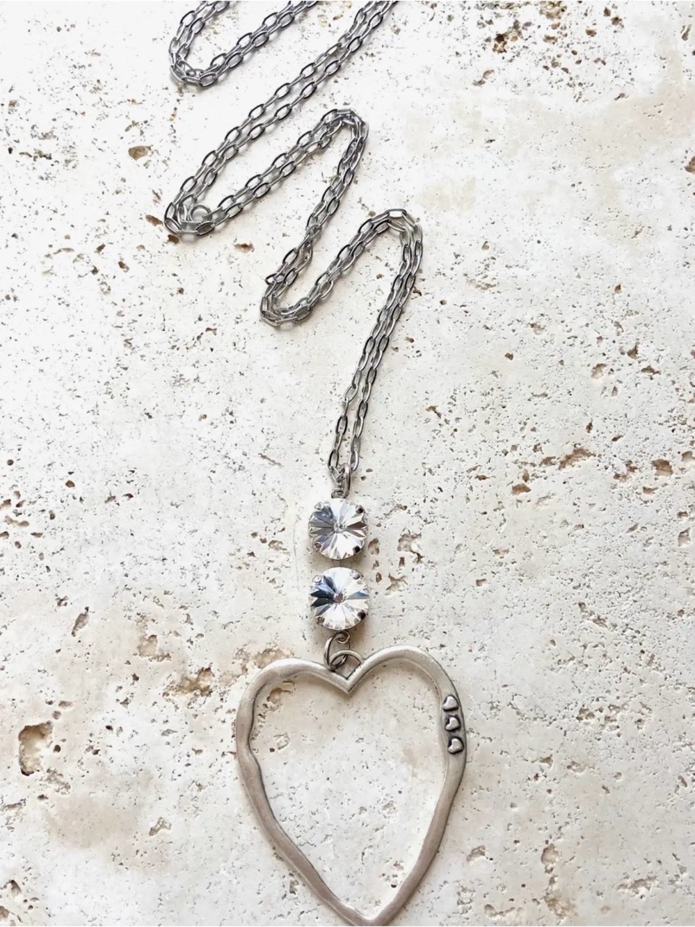 Swarovski Crystal Heart Pendant Necklace